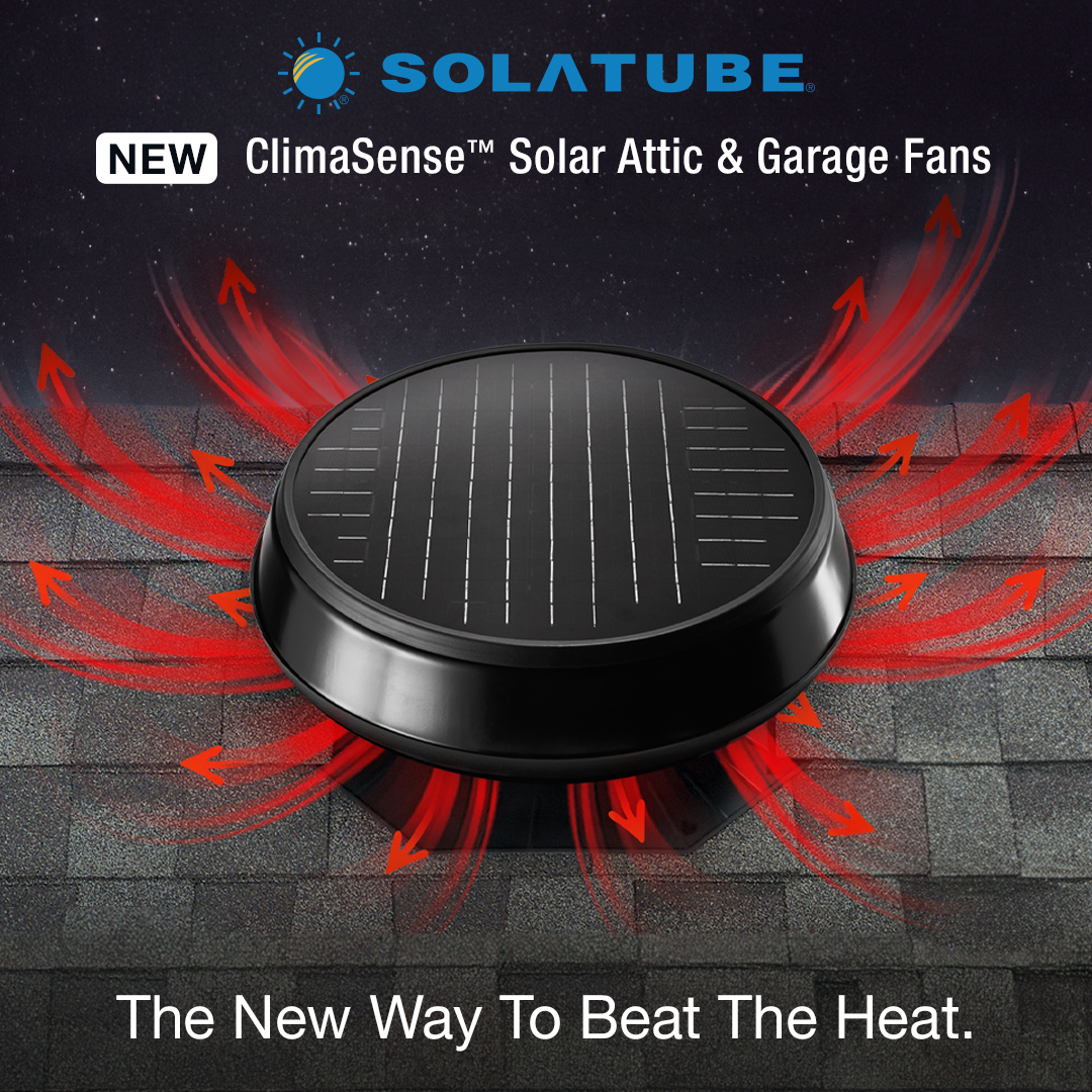 Garage Fans New ClimaSense Fans from Solatube